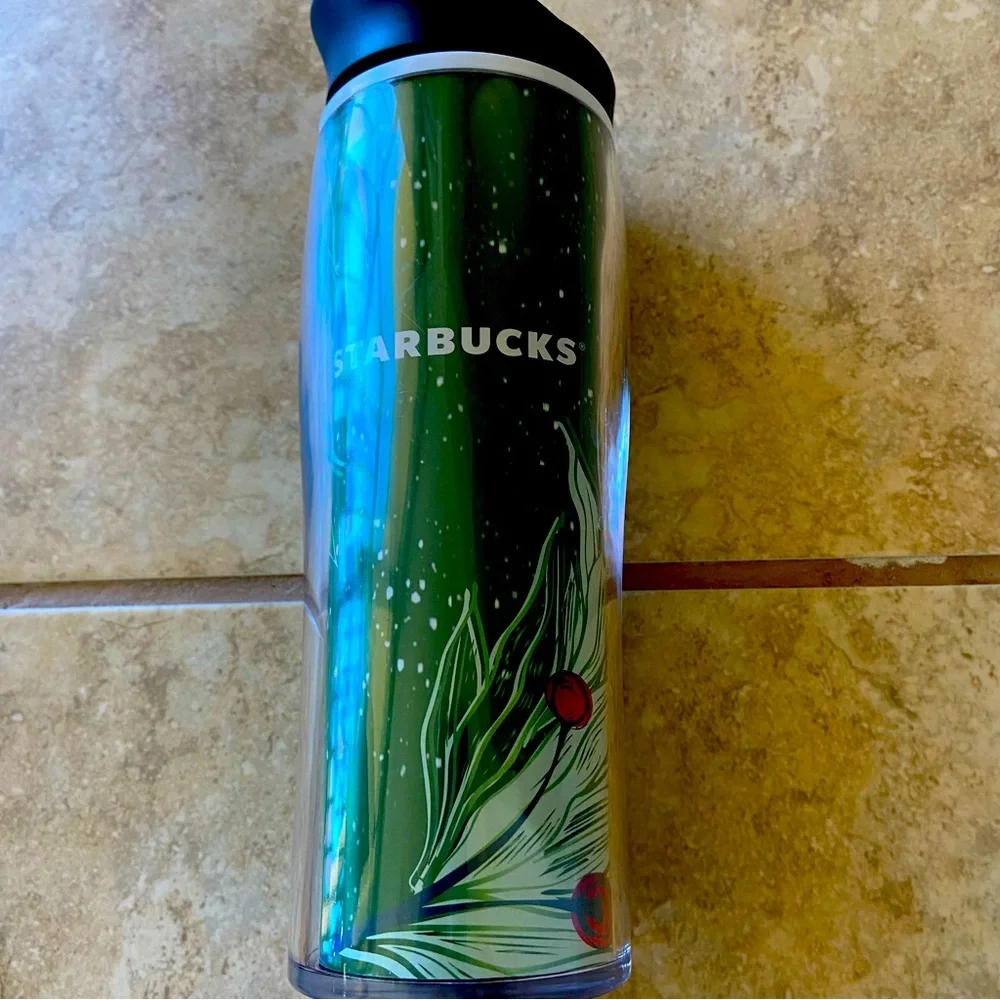 Starbucks Holiday Insulated Green Travel Tumbler